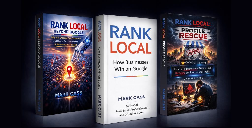 Rank Local Book Series by Mark Cass